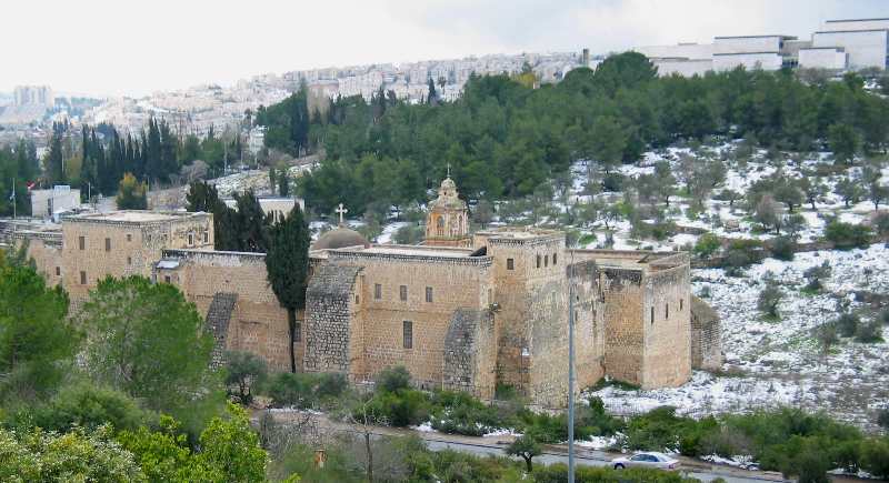 Монастырь Святого Креста в Иерусалиме на месте, где, по преданию, росло древо Креста