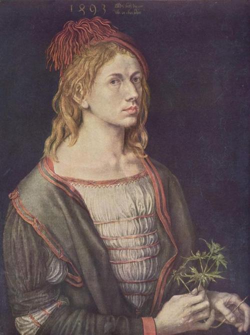Альбрехт Дюрер. Автопортрет, 1493