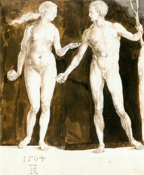 Альбрехт Дюрер. Адам и Ева, 1504