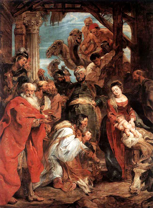 Питер Пауль Рубенс. Поклонение волхов. 1624