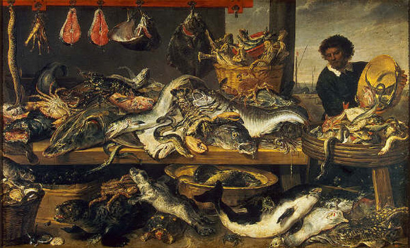 Франс Снейдерс. Рыбная лавка. 1618-1621