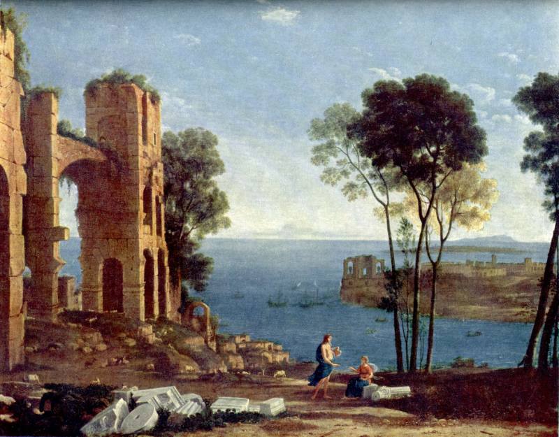 Клод Лоррен. Байский залив. 1650-е годы
