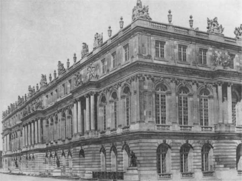 Жюль Ардуэн Мансар. Версальский дворец со стороны парка