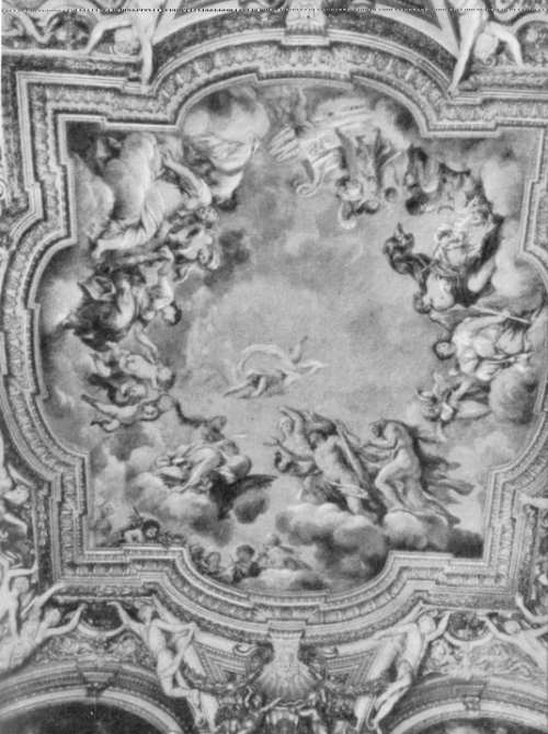 Пьетро да Кортона. Плафон зала Юпитера в Палиццо Питти. 1640-е годы