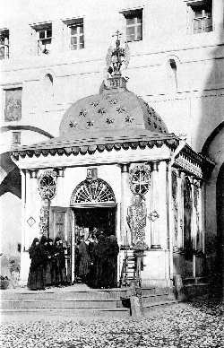 Иверская часовня у Воскресенских ворот (фото Карла Фишера, 1900-е)