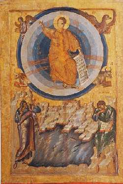 Икона «Видение Иезекии», 14 век, Фессалоники