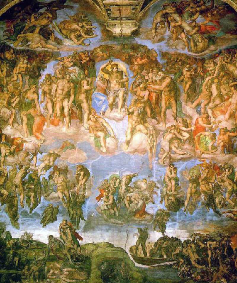 Страшный суд (Микеланджело, фреска в Сикстинской капелле, 1537—1541 гг.)