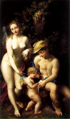 Венера с Юпитером и Купидоном (Юпитер и Антиопа)