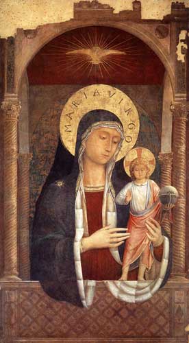 Беноццо Гоццоли. Madonna and Child Giving Blessings