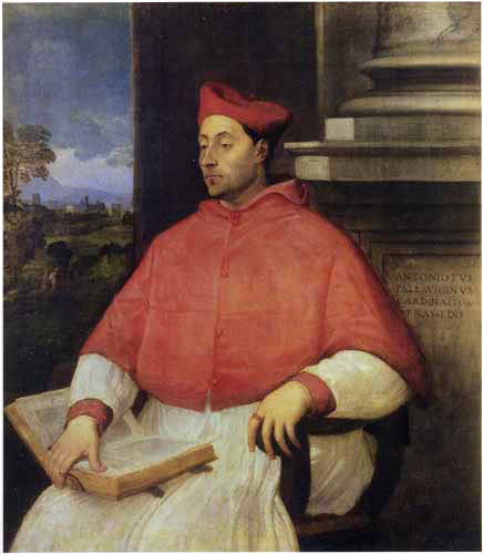 Вечеллио Тициан. Портрет кардинала Антониотто Паллавичини