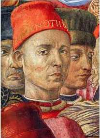Беноццо Гоццоли, автопортрет, 1459 год