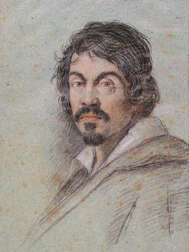 Портрет Караваджо работы художника Оттавио Леони, 1621