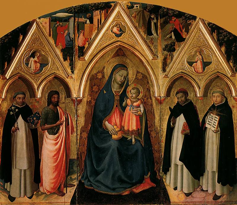 Триптих Сан Пьетро Мартире. 1428-1429. Музей Сан Марко, Флоренция