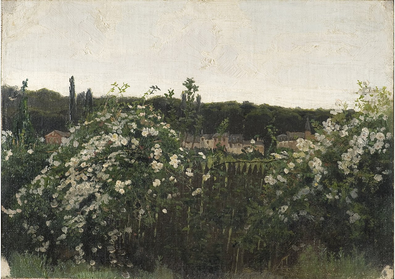 Цветущая изгородь - Картина Васнецова
